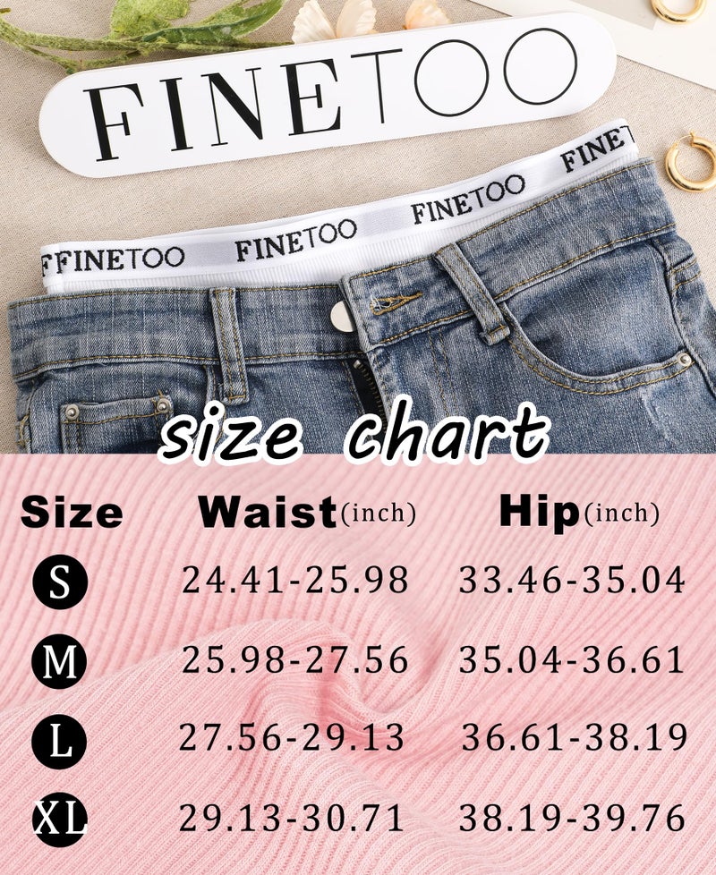 FINETOO Boyshort Underwear for Women Cotton Boxer Briefs Full Coverage Ladies BoyShorts Panties 5 Pack - Image 4
