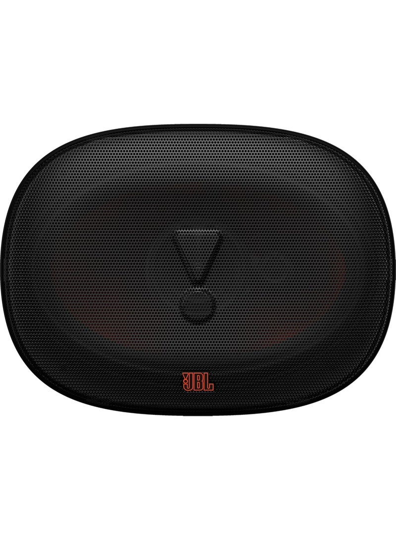 جي بي إل مكبرات صوت سيارة Stage1 GEN2 962M ثلاثية الاتجاهات، مقاس 6×9 بوصة، بقوة 70 واط RMS، وقوة ذروة 210 واط، مع شبكات صوتية، متوافقة مع المعدات الأصلية، سهلة التركيب، مجموعة من قطعتين. - Image 2