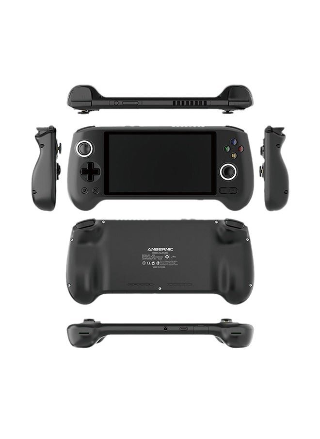 RG556 Retro Handheld Game Console Android 13 System Unisoc T820 5.48-inch AMOLED Screen Built-in 128G SD Card 4423 Games Support 1080p Display Port Output WIFI Video Games Player (RG556 Black)
