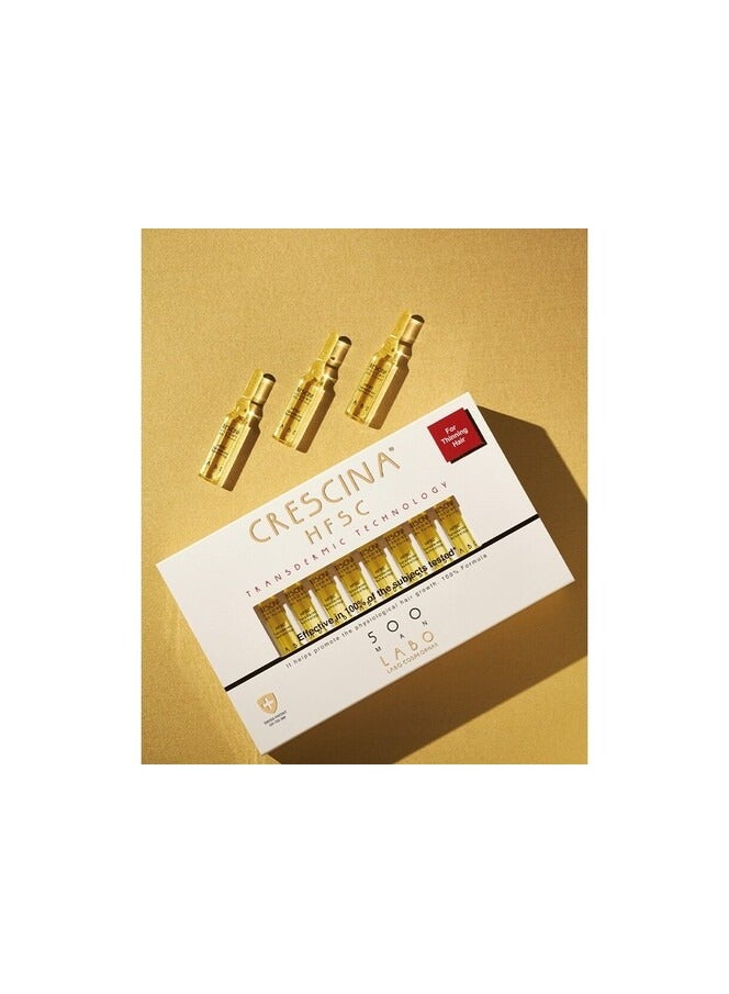 Crescina Transdermic Re-Growth Hfsc Vials for Men 500(intermediate stage)20units - Image 2