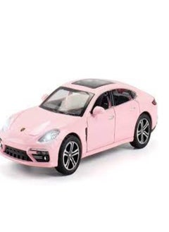Generic 1:22 scale metal car, large cast metal with opening doors, pull-back action, working headlights and rear lights, multiple colours  - Image 2