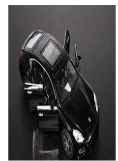 Generic 1:22 scale metal car, large cast metal with opening doors, pull-back action, working headlights and rear lights, multiple colours  - Image 4