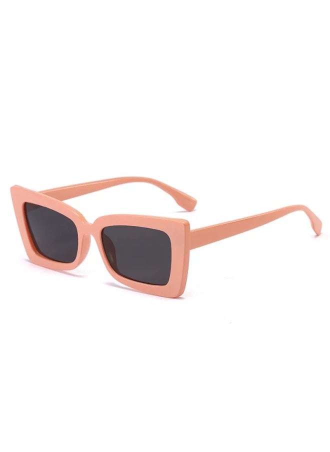 Generic - Retro Cat Eye Sunglasses Trendy Gradient Candy Color Butterfly Shape Sun Glasses New Fashion Women Luxury Design Shades Eyewear-Lenses Color:C4 - Image 1