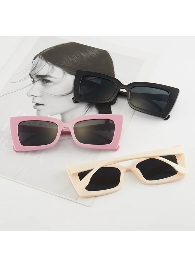 Generic - Retro Cat Eye Sunglasses Trendy Gradient Candy Color Butterfly Shape Sun Glasses New Fashion Women Luxury Design Shades Eyewear-Lenses Color:C4 - Image 1