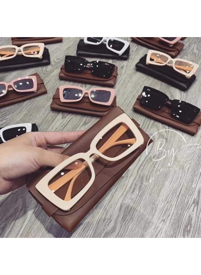 Generic - Retro Cat Eye Sunglasses Trendy Gradient Candy Color Butterfly Shape Sun Glasses New Fashion Women Luxury Design Shades Eyewear-Lenses Color:C4 - Image 1