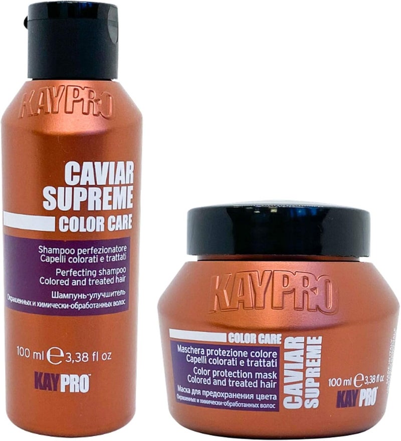 Mini Kit Caviar Supreme Shampoo and Mask KayPro 100ml