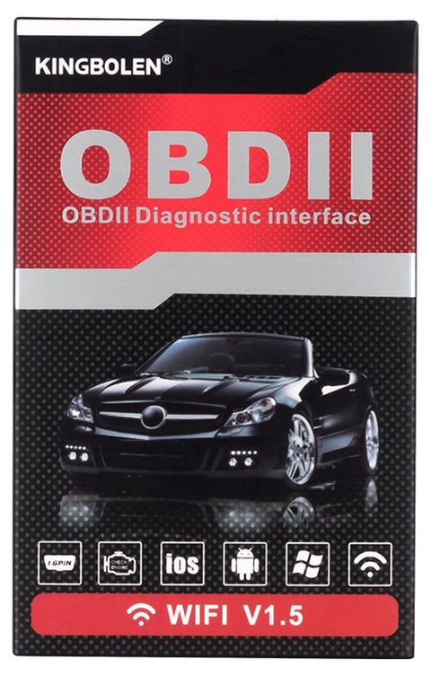 Wireless ELM327 OBD2 Car Scanner Adapter - Car Scanner Compatible with Android and Apple Systems, Car Diagnostic Tools