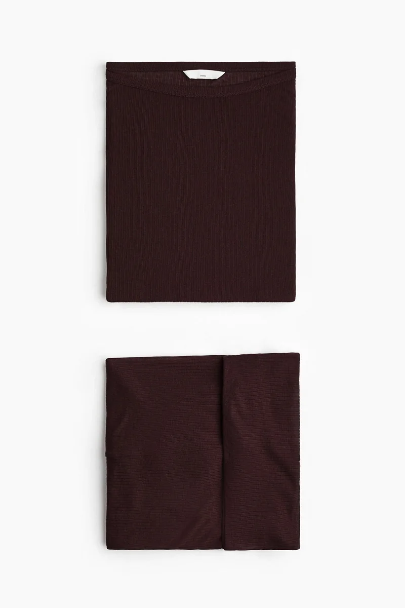 H&M MAMA 2-piece ribbed set
