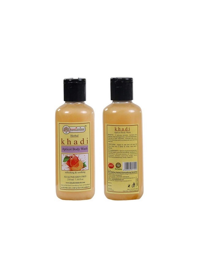 Khadi Rishikesh Herbal Apricot Body Wash - 210Ml - Image 1