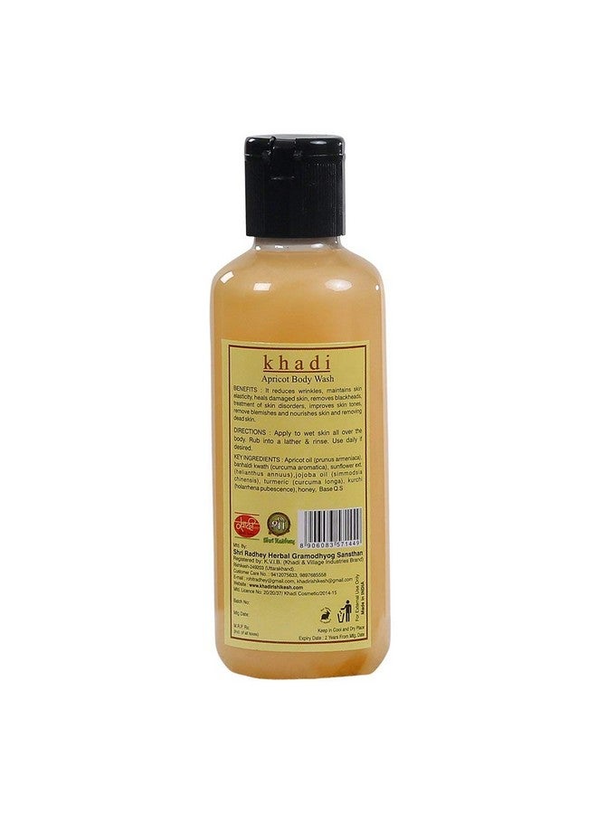 Khadi Rishikesh Herbal Apricot Body Wash - 210Ml - Image 2