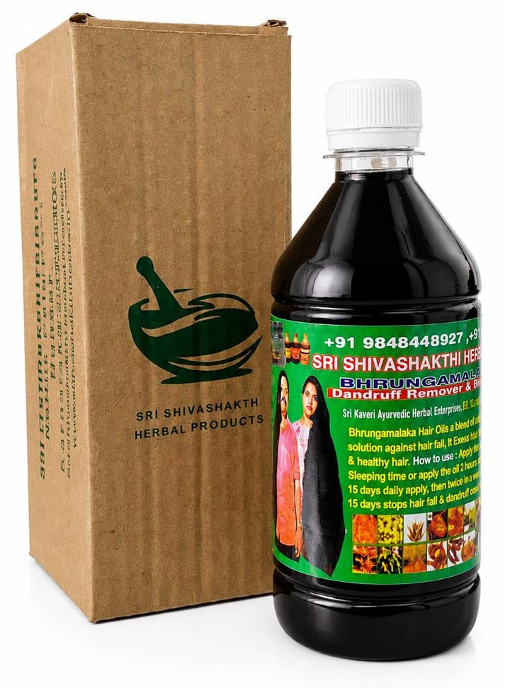 108 Indian Herb Oil For Hair Lengthening, Bottle Size 500 ml
