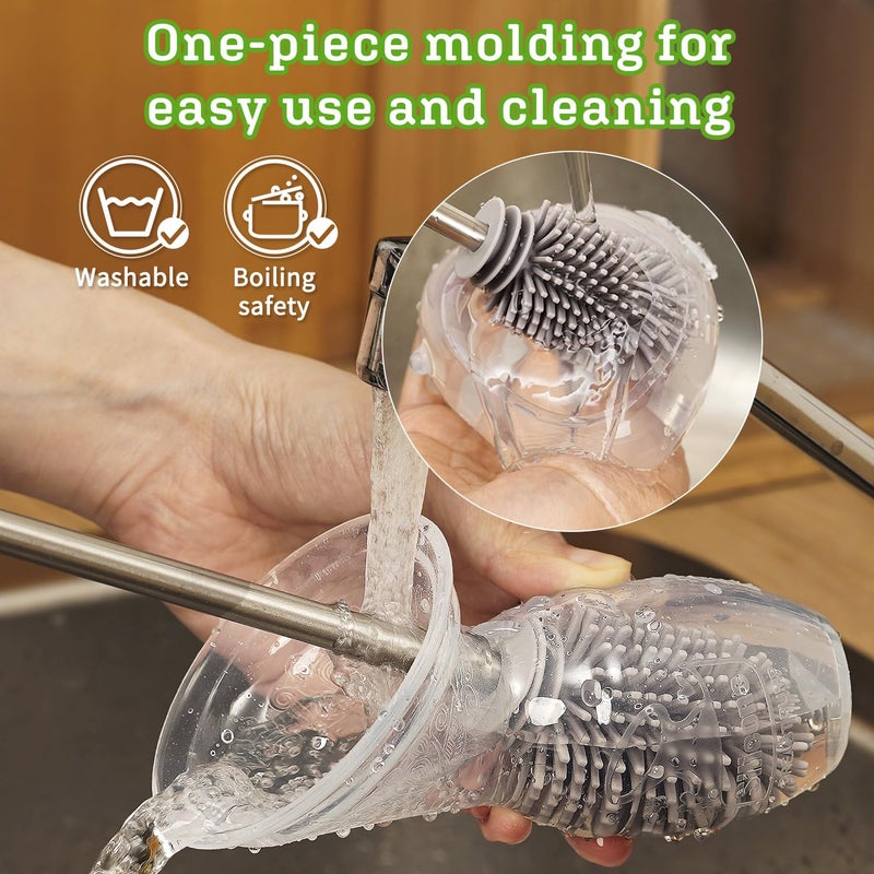 haakaa Manual Breast Pump for Breastfeeding 4oz/100ml and Ladybug Milk Collector 2.5oz/75ml Combo, Food-Grade Silicone - Image 5