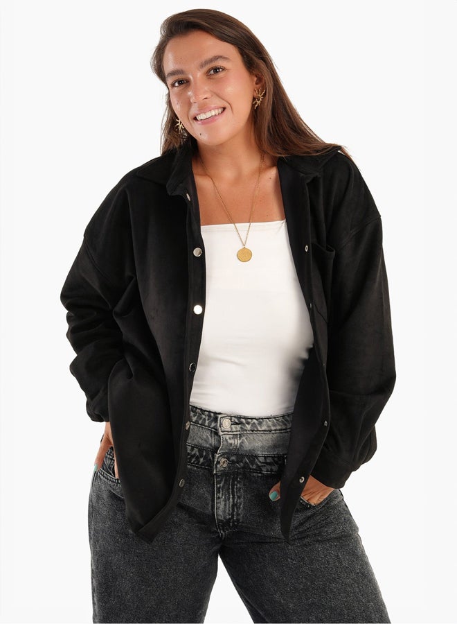 Clue Snap Closure Lounge Shirt - Image 2