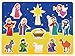 MoinKidz 13 Piece Nativity Scene Puzzle Christmas Wooden Chunky Jigsaw Puzzles for Kids Ages 35 Nativity Set Preschool Educational Toy for Toddlers - Image 2