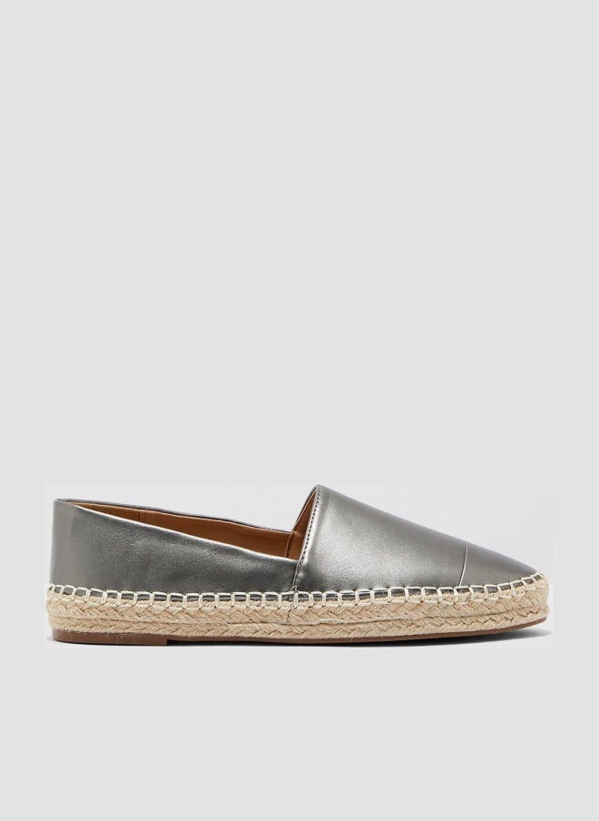 ELLA Espadrilles In Metallic - Image 1