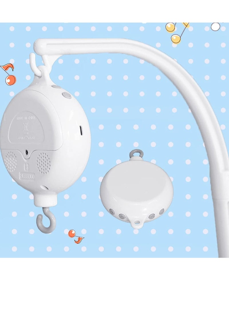Gonice Baby Music Box Rotator, Crib Replacement Mobile Motor Rotation Universal Crib Hanging Music Box, 12 Lullabies Battery Powered Bed Bell for Home Nursery Baby Sleep - Image 4