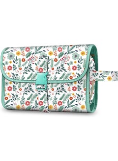 Fintie Fintie Portable Toiletry Cosmetic Travel Bag, Large Water Resistant Hanging Makeup Organizer Storage Pouch Case for Women Girls, Spring 