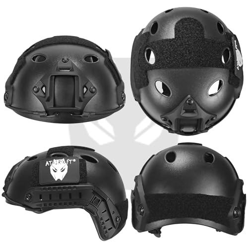 ATAIRSOFT PJ Type Tactical Paintball Airsoft Fast Helmet Green - Image 2