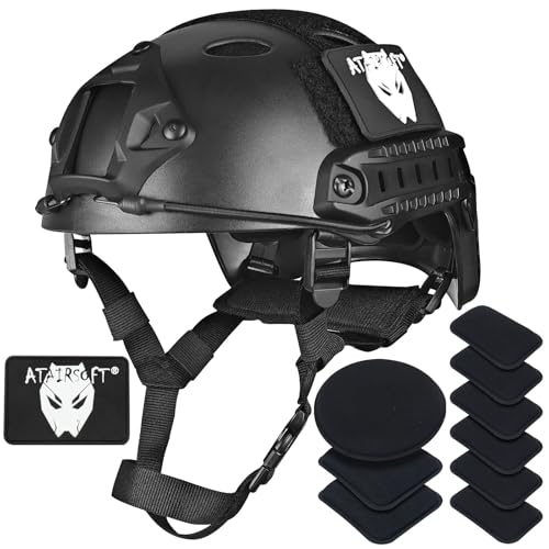 ATAIRSOFT PJ Type Tactical Paintball Airsoft Fast Helmet Green - Image 1