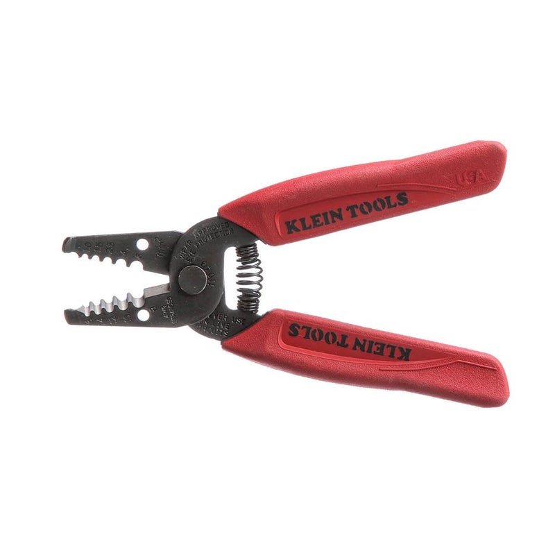 Klein Tools 11049 Wire Stripper Cutter Made in USA Compact Lightweight Hardened Steel Precision Ground for Stranded Wires