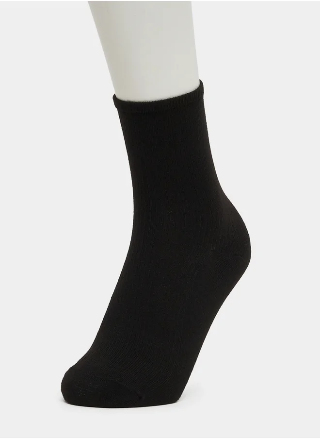 ستايلي Set of 3 - Plain Crew Socks