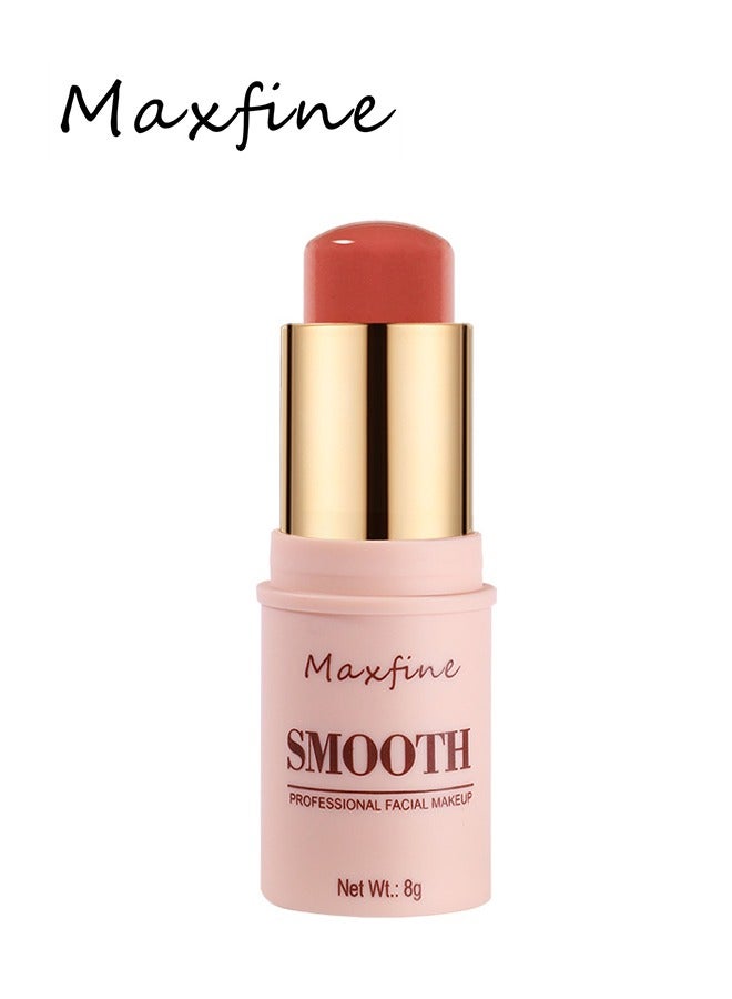 Maxfine Smooth Professional Facial Makeup,Cheeks & Lips and Eyes, 3  in 1 Creamy blush,Moisturizing and Delicate Long Lasting Makeup Retention(#04)  - Image 1