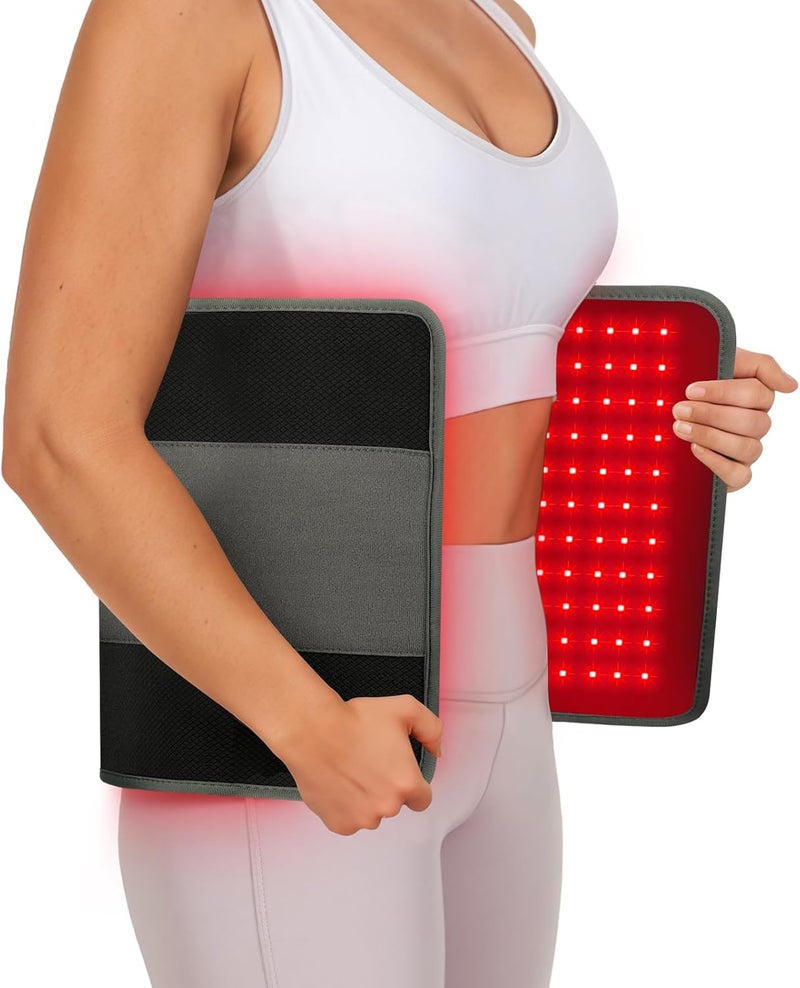 Comfytemp 24 x 12 Large Red Light Therapy Pad for Body Near Infrared Light Therapy Wrap with Timer 242 LEDs Light Therapy Pad for Back Shoulder Joint Muscle Pain Relief 32W - Image 1
