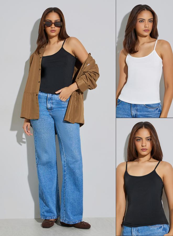 Styli Pack of 2 - Scoop Neck Cami - Image 2