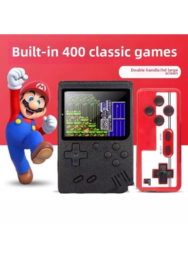 SUP Handheld Game Console Nostalgic Classic Game Console Handheld PSP Double Play Home TV Game Console-Model:Macaron Doubles Gray - Image 3