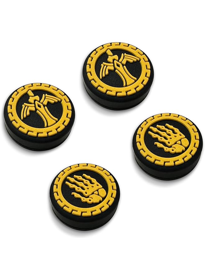 Green Tiger Switch Thumb Grip Caps, 4 Pcs Silicone Joystick Grips Button Covers, Sweat Resistant Thumb Grip Caps, Joystick Cap for Switch, Switch Oled, Switch Lite Limited Edition - Image 1