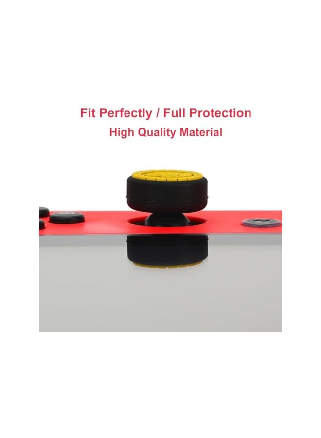 Green Tiger Switch Thumb Grip Caps, 4 Pcs Silicone Joystick Grips Button Covers, Sweat Resistant Thumb Grip Caps, Joystick Cap for Switch, Switch Oled, Switch Lite Limited Edition - Image 4