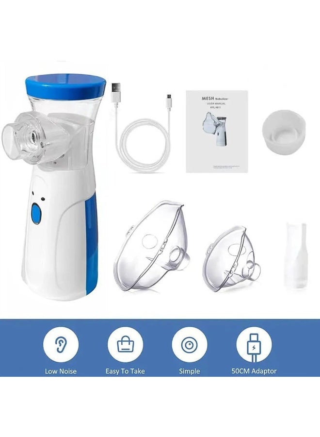 Household handheld atomizer, ultrasonic micro mesh compression atomizer, portable medical mute for children and adults - Image 3