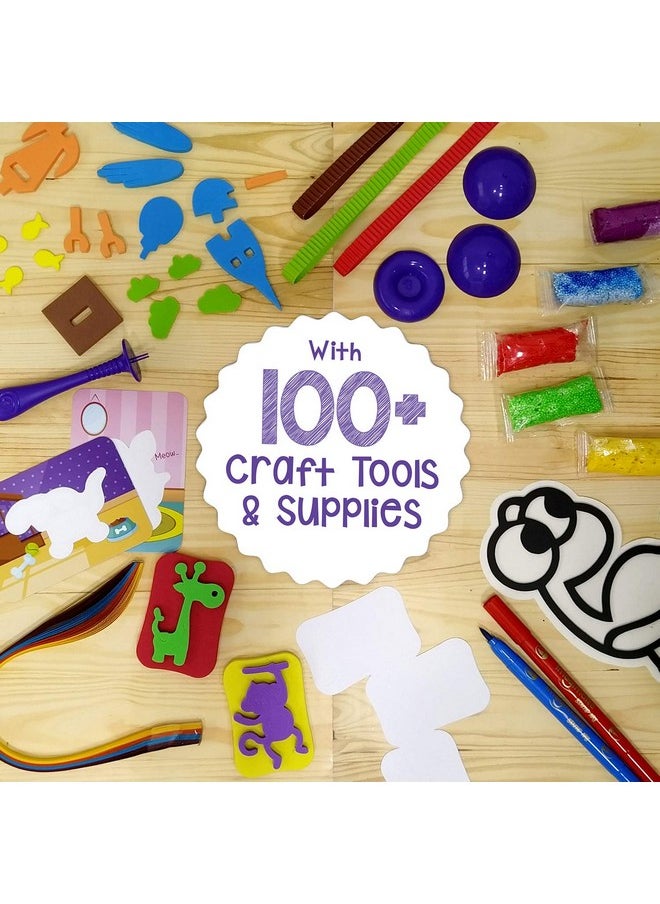 Imagimake 5In1 Awesome Craft Kit ; Includes 15+ Projects ; Crafts For Kids Ages 48 ; 5 To 7 Year Old Girl Birthday Gifts ; Arts And Crafts For Kids Ages 68 ; 6 Year Old Girl Birthday Gift  - Image 4