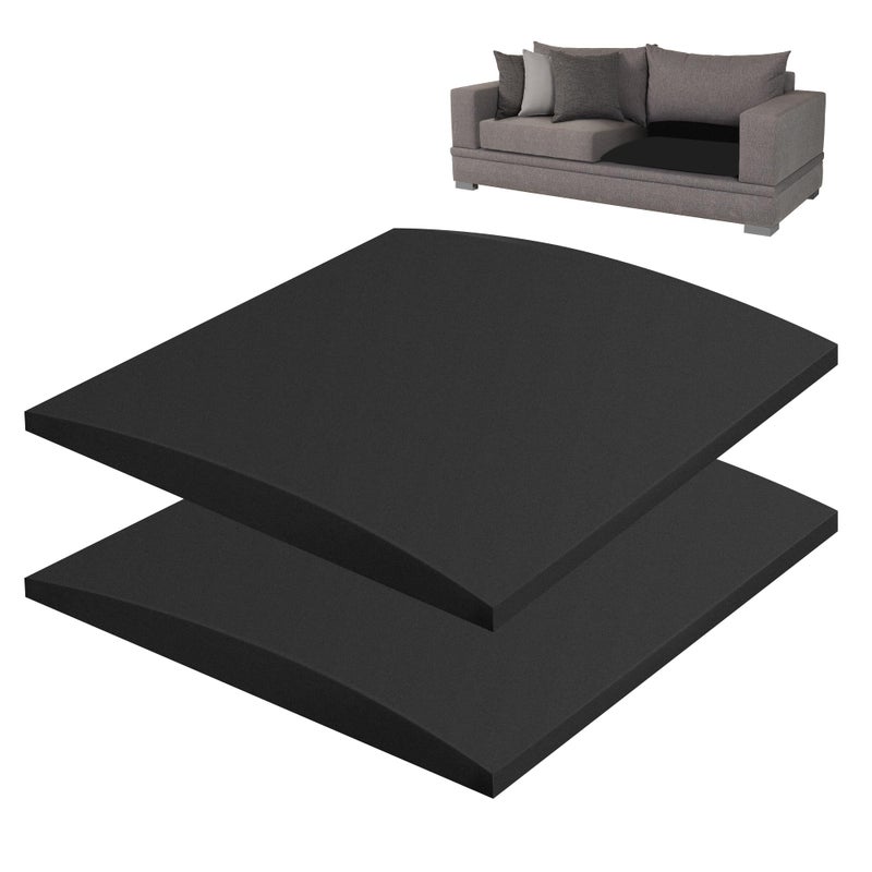 moonoom دعم مقعد الأثاث 2 قطعة 20 × 20 إسفنج عالي الكثافة لدعم وسادة الأريكة وإصلاح تراجع الوسادة واستبدالها للأريكة والكراسي المتراجعة