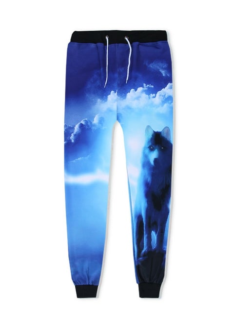 New One Piece Printed Legged Sports And Leisure Pants