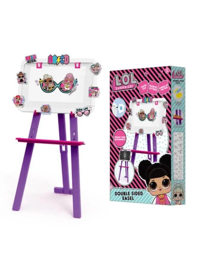 L.O.L. SURPRISE! - Double Sided White Board With Easel - Image 1