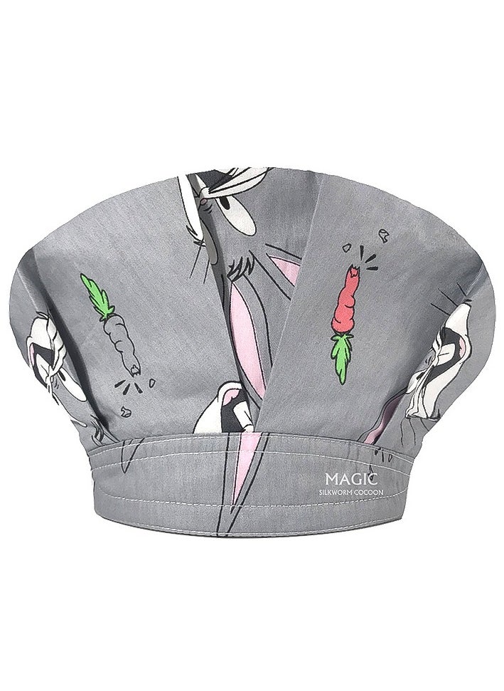 KUYING Printed Small Animal Cute Nurse Hat All Cotton Medical Work Fluffy Hat 