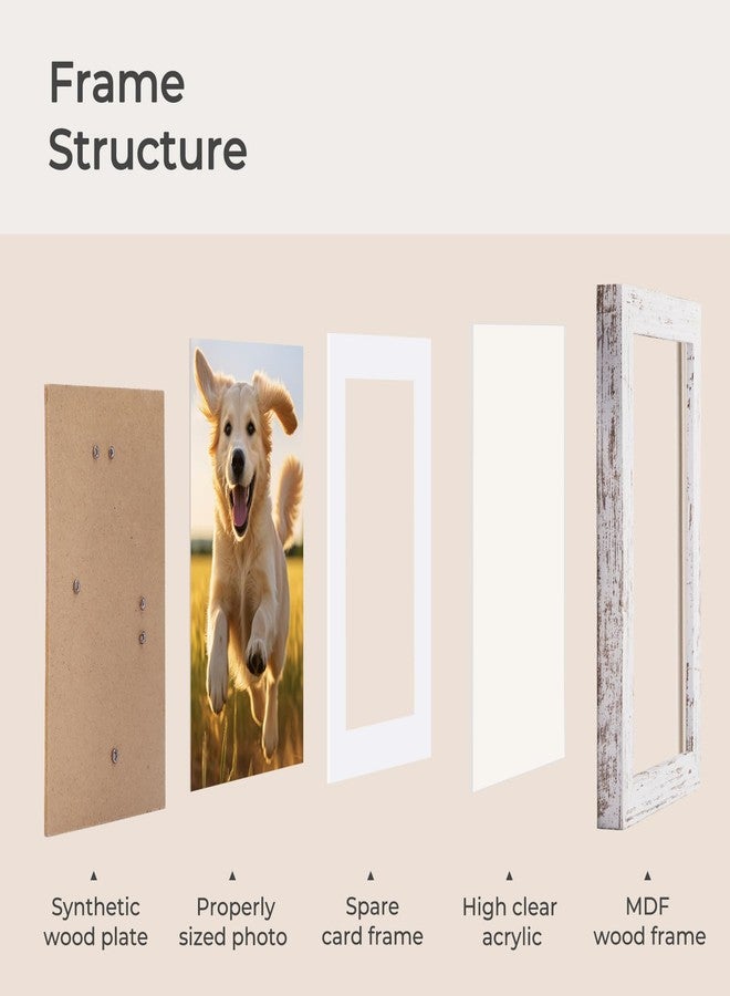 TWING 4x6 Picture Frames Collage, Rustic Family Collage Picture Frames Wall Decor, Ideal Gift for Valentine's Day/Mother's Day, Wall Hanging or Tabletop, - Image 4