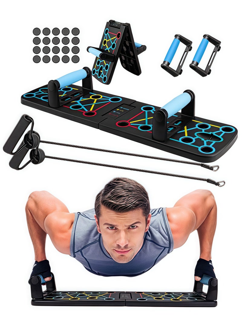 Multifunctional fitness board push-up assistive device stand home fat loss slimming equipment dormitory chest muscle training equipment - Image 1