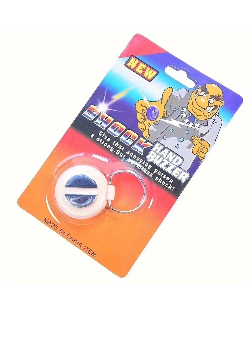 3-Piece Set Manual Buzzer Toy Shocking Hand Crank Trick Joke Toy Party Prank Toy Electric Tricky Toy (Random Colors)  - Image 3