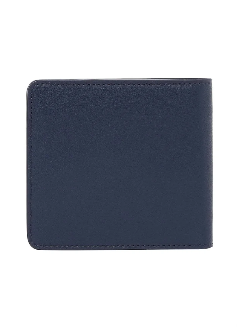 TOMMY JEANS Men's Heritage Slim Wallet - Leather, Blue