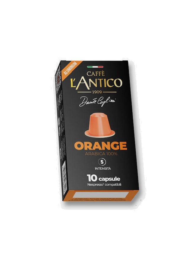 L'Antico Orange Limited 100% Arabica Aluminium Capsules - 10 pcs - 55 grams
