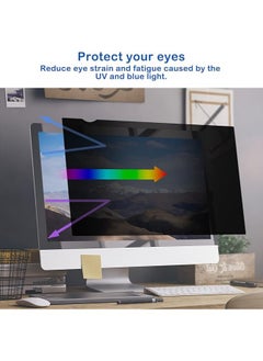 erorex 24 inch Computer Privacy Screen Filter for Diagonal 16:9 Aspect Ratio Widescreen Monitor, Anti-Glare Anti-Scratch Eye Protection Matte or Glossy Side Optional Screen Protector Film  - Image 2