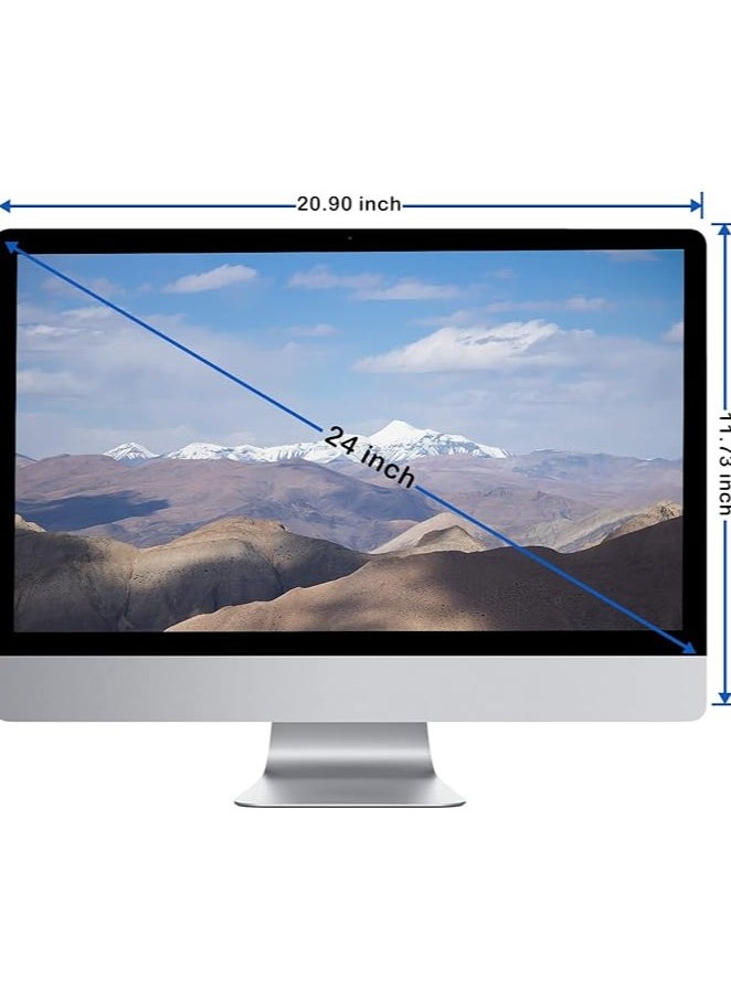 erorex 24 inch Computer Privacy Screen Filter for Diagonal 16:9 Aspect Ratio Widescreen Monitor, Anti-Glare Anti-Scratch Eye Protection Matte or Glossy Side Optional Screen Protector Film  - Image 4