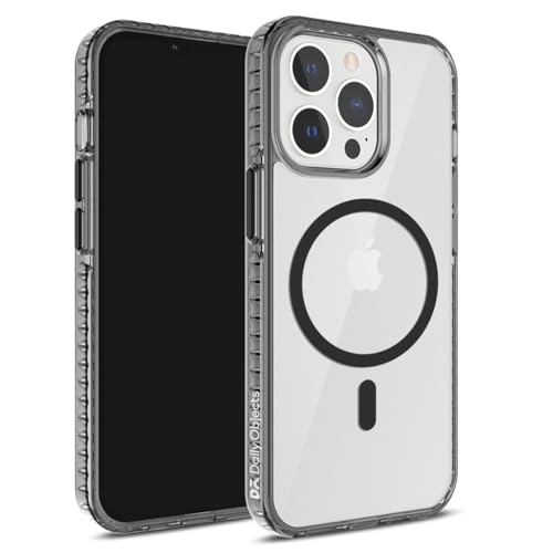 DailyObjects Polycarbonate Case for iPhone 15 Pro Max Compatible with Mag-Safe Wireless Charging,Stride 2.0 Slim Shockproof Back Cover with Inner Magnetic Ring,Black - Image 1