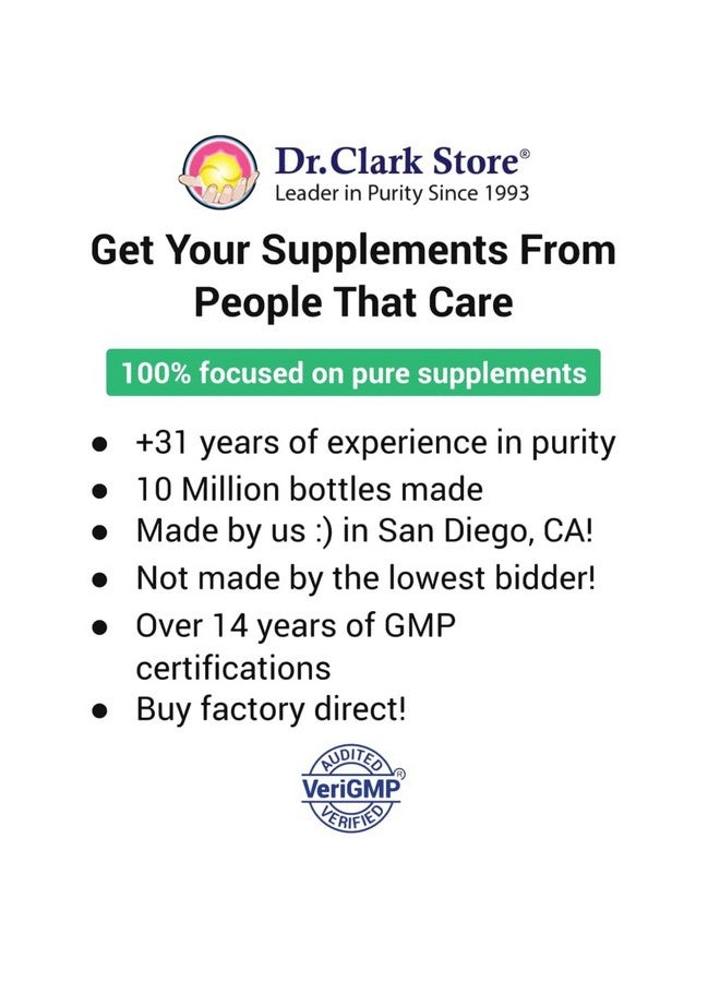 Dr Clark Store Dr Clark ZThyroid Support Immune System Support Chelated zinc Enhanced Absorption Blood Sugar Regulation Growth enzymatic antioxidant inc Bisclycinate, 30mg, 100 Gelatin Capsules - Image 2
