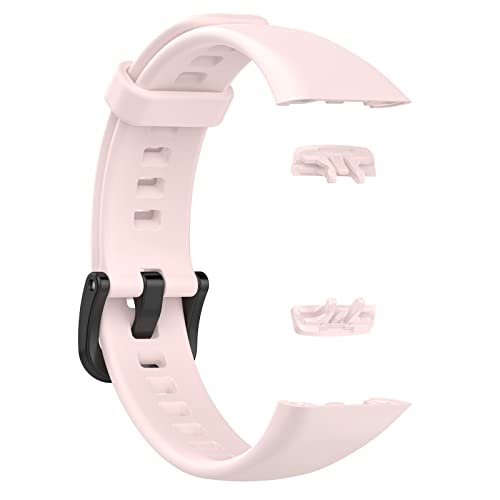 INF Watch Band Compatible with Huawei Band 6/Pro,Honor Band 6/7, Sweatproof Lightweight TPU watch strap 22mm, Breathable Sport Replacement Strap, Ideal for Outdoor Activities(Pink) - Image 1