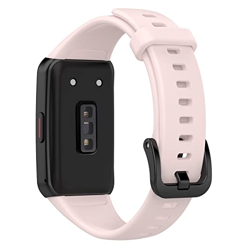 INF Watch Band Compatible with Huawei Band 6/Pro,Honor Band 6/7, Sweatproof Lightweight TPU watch strap 22mm, Breathable Sport Replacement Strap, Ideal for Outdoor Activities(Pink) - Image 3