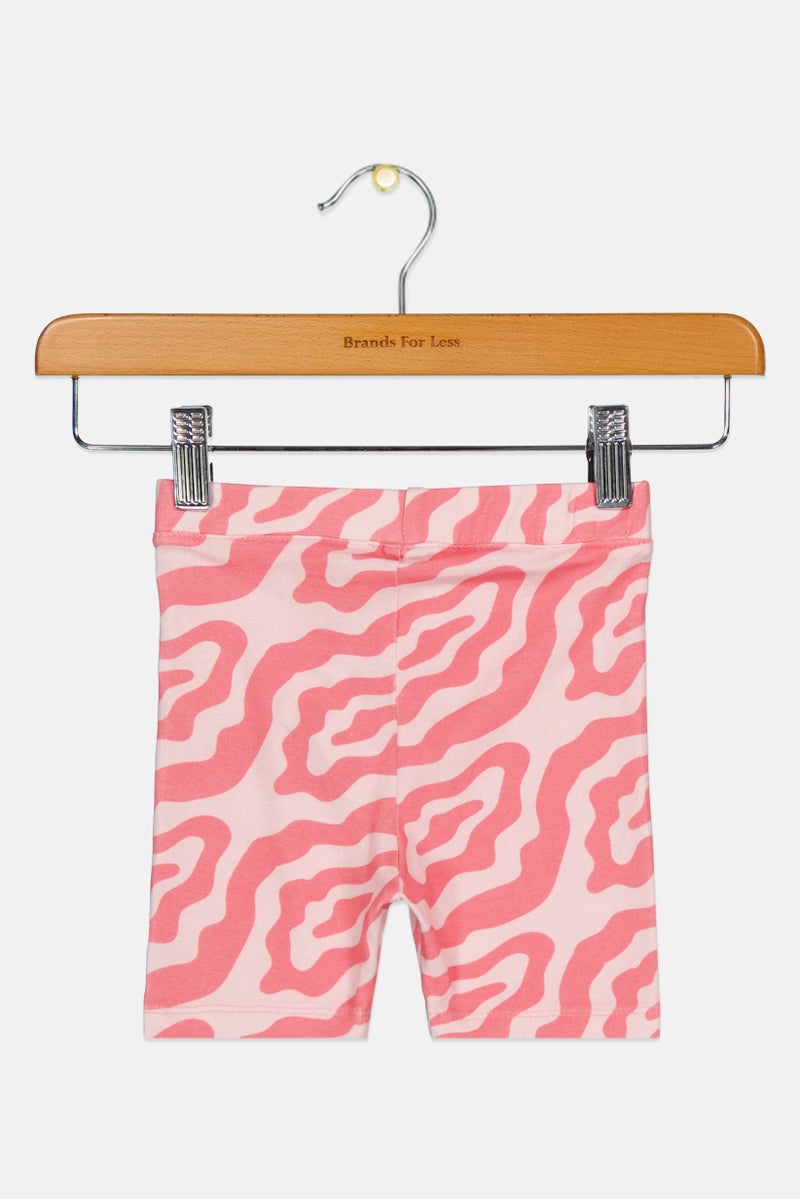 Hey Popinjay Toddlers Girl Abstract Leggings, Pink - Image 2