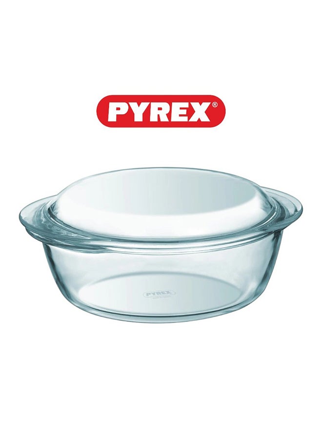 Pyrex Essential Casserole Round 3L - Durable Borosilicate Glass for Versatile Cooking and Serving Clear - Image 3